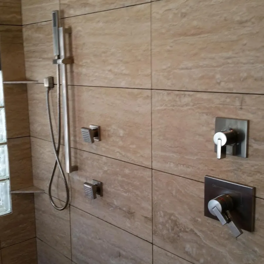 Shower fixture installation for Water Heater Replacement in Green River
